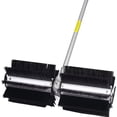 thumbnail image 7 of Snow Sweeper, 52CC 2 Stroke 2.4 HP Hand Held Power Broom Sweeper Gasoline Powered Outdoor Walk Behind Sweeper, for Dirt Grass Leaves Lawn Debris Artificial Turf & Light Snow Cleaning, 7 of 7