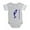 Heather Gray, variant on CafePress - FIN Manatee - Cute Infant Baby Football Bodysuit