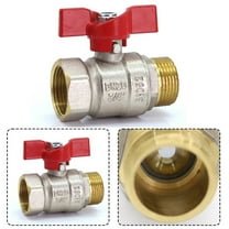 Heavy Duty Brass Garden Hose Shut Off Valve for Maximum Water Flow