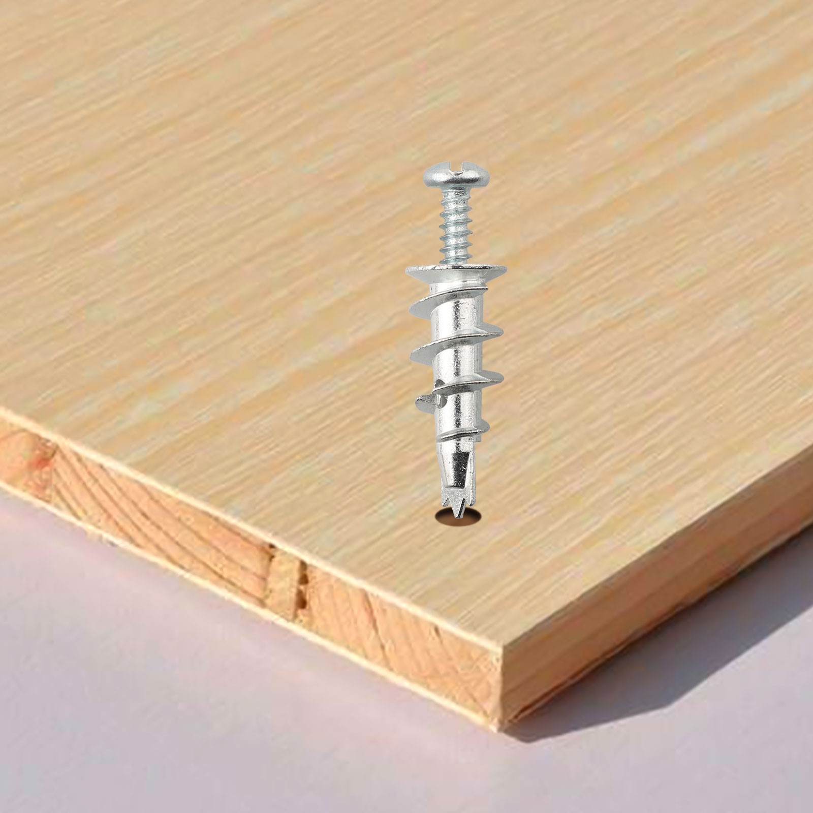 Hollow Wall Anchor and Screw Pack 100 Pieces Designed for Heavy Duty Use