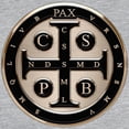 thumbnail image 3 of CafePress - St. Benedict Medal Women's Baseball T Shirt - Womens Baseball Tee, 3 of 4