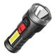thumbnail image 2 of Linterna LED OSL+COB recargable por USB para exteriores, luz brillante, 4 modos de luz, 2 of 9