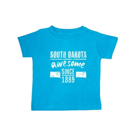 

Inktastic South Dakota Awesome Since 1889 Gift Baby Boy or Baby Girl T-Shirt