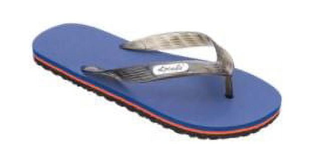 Locals Hawaii Unisex Stripe Rubber Slipper, Assorted Colors, 10.5 Inch Sole