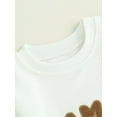 thumbnail image 3 of Zehjuhan Infant Baby Boy 2Pcs Cute Outfits, Toddler Long Sleeve Crew Neck  "MAMA'S BOY" Letter Print Sweatshirt+Pants Fall Winter Casual Clothes Set, 3 of 7