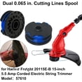 thumbnail image 7 of Replacement Spool & Spool Cap for Bauer 20115E-B 5.5 Amp Weed Eater, 7 of 7