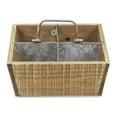 thumbnail image 1 of Cheungs 5563 Wooden 4 Slot Caddy with Metal Divider, 1 of 1