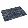 thumbnail image 2 of Geometric Navy, Door Mat&nbsp;Indoor Outdoor Entrance, Non Slip Rug for Kitchen Bathroom Entryway Rug, Blue Contemporary Country Boho Flower Washable Doormat Floor Mat 24x36 Inch, 2 of 8
