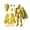 Gold, variant on 3D Printed T13 Action Figure Set,Dummy 13 Set,3D Printed Robot 13 Action Figure,Lucky 13 Set,Titan 13 Robot Action Figure,for Collectors Desktop Decorations,Gift for Fans White