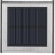 thumbnail image 2 of 2 LED Solar Wall Light with PIR Motion Sensor, Garden Security Lighting, Silver, Pure White, 2 of 2