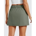 thumbnail image 2 of CRZ YOGA 4-way Stretch A Line Skirts for Women High Waitsted Tennis Work Drawstring Skort with Pockets, 2 of 4