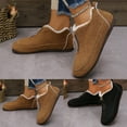 thumbnail image 6 of Snow Boots for Women Fashion Comfortable Fleece Lined Warm Zipper No Heel Winter Ankle Booties, 6 of 8