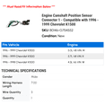 thumbnail image 2 of Engine Camshaft Position Sensor Connector 1 - Compatible with 1996 - 1999 Chevy K1500 1997 1998, 2 of 2