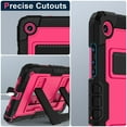 thumbnail image 3 of Decase Tablet Case for Samsung Galaxy Tab A9+ / A9 Plus 11" 2023 (SM-X210/X216/X215) with Kickstand & Shoulder Strap,Tri-Layer PC+TPU Back Cover,Heavy Duty Case for for Tab A9+ Tablet Women Men,E, 3 of 7