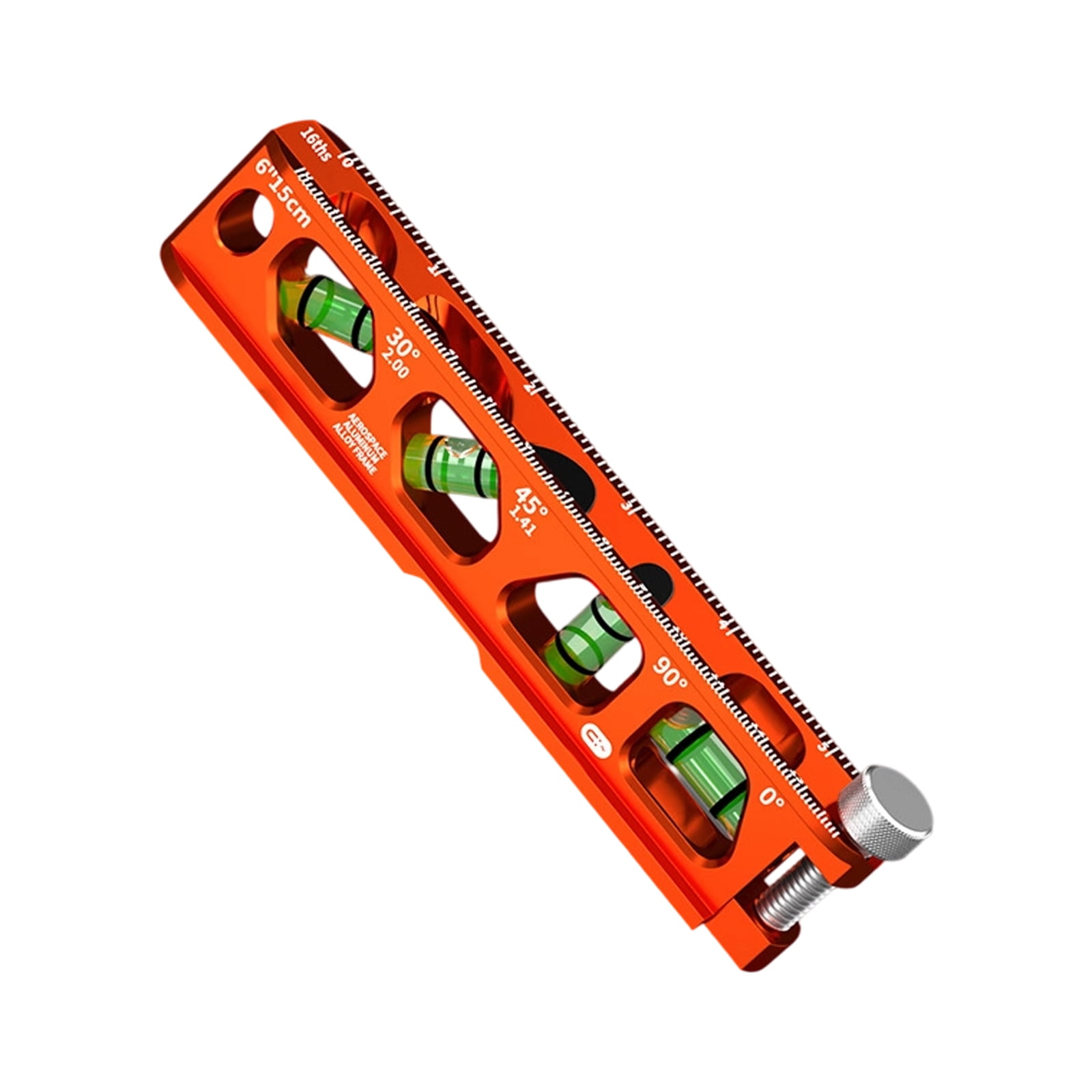 Industrial Spirit Levels Track 2.5inch/6inch/9inch Lightweight Aluminum Double Scale Adjustable Clamps Design