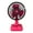 Red, variant on YongCo Retro Metal Fan USB Power 3 Speed Setting Vintage Style Desktop Cooling