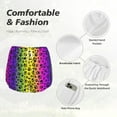 thumbnail image 6 of Picia Animal Paw Rainbow Pattern Women's 2 in 1 Athletic Running Shorts High Waisted Workout Casual Gym Sweat Shorts with Comfy Liner Zipper Pockets-X-Large, 6 of 9