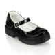 thumbnail image 2 of Zapato Escolar Moda Junior Niña Dominiq 03633 negro 22.5, 2 of 6