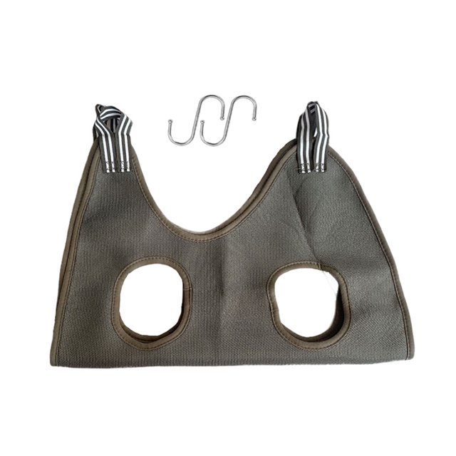 Hamaca de Aseo para Perros y Gatos Greeniant XS-L Cuna Accesorios Verde