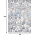 thumbnail image 2 of Safavieh Lagoon Collection LGN521G Modern Abstract Non-Shedding Stain Resistant Living Room Bedroom Area Rug, 5'5" x 7'7", Light Grey/Light Blue, 2 of 2