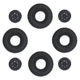 thumbnail image 1 of eje de rueda de neumáticos de camión rc RC 1:16 todoterreno coche neumático y Llanta de negro con esponja insertos paquete de 4 - Rueda de Neumáticos Llantas, 1 of 9