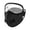Black, variant on Reusable Carbon Filter Dust Mask, Anti-Sun, 5-Layer Filter Face Protection Mask with Adjustable Goggles, Windproof Face Covering Mask for Motorcycle Riding, Cycling, Travel, Black