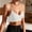 White, variant on Sexy Womens Everyday Wireless Bras for Women Invisible Seamless White Balconette Bras Comfortable Lightly No Underwire Bras,XL