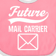 thumbnail image 4 of Inktastic Mail Carrier Future Job Boys or Girls Baby Bib, 4 of 4