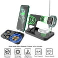 thumbnail image 5 of 4 in 1 Wireless Charger for Apple Product Foldable Fast Wireless Charging Station for Multiple Devices, iPhone 11/11 Pro Max/XR/XS/X Samsung/Apple Watch 6/5/4/3/2/1 SE. Airpods & Apple Pencil, Black, 5 of 7
