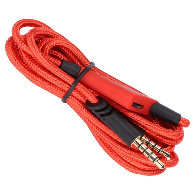 Replacement Audio Cable Volume Control Wire Without Mute Cord for A10 A40TR Headset PC 3.5mm