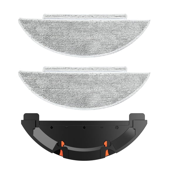 GOOVI Replacement Accessories Mop Pads (2 Pcs), Mop Holder, Compatible with D13S MAX Robot Vacuum