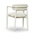 thumbnail image 4 of Pemberly Row Contemporary Cream Textured Outdoor Dining Arm Chair, 4 of 7
