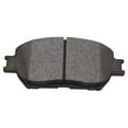 thumbnail image 3 of TRQ Semi-Metallic Brake Pad & Coated Rotor Front & Rear Kit w/Fluids for Toyota BKA23247, 3 of 6