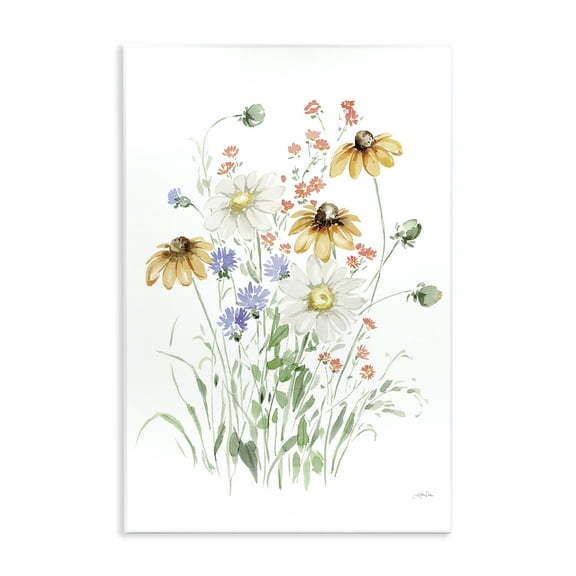 Stupell Industries Summer Garden Blooms Botanical & Floral Painting Unframed Art Print Wall Art, 10 x 15