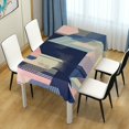 thumbnail image 4 of Yayeee Tablecloths 54" x 54" Rectangle Wrinkle Resistant Party Table Cover, Pink Stripes, 4 of 8