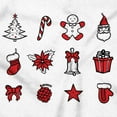 thumbnail image 2 of Classic Christmas Holiday Ornaments Crewneck T Shirts Boy Girl Brisco Brands S, 2 of 6