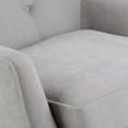 thumbnail image 4 of Natural Greige Touffeté Chaise Club en Gris Clair, 4 of 5