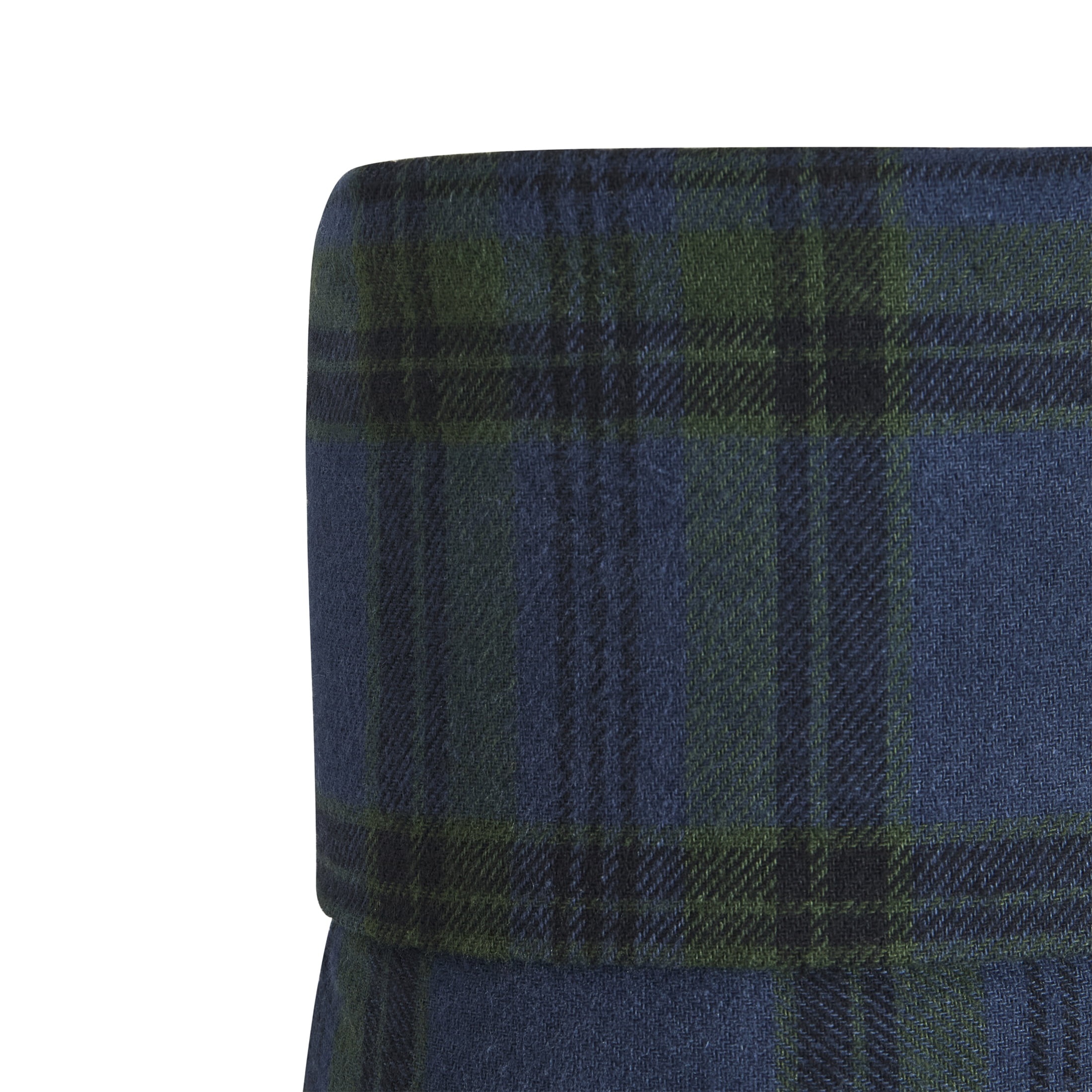 My Texas House Angie Blue Plaid Christmas Stockings, 20" x 10" (2 Count)