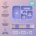 thumbnail image 3 of Bentgo Kids Prints Leak-Proof, 5-Compartment Bento-Style Kids Lunch Box - Ideal Portion Sizes for Ages 3-7, Durable, Drop-Proof, Dishwasher Safe, PFAS- & BPA-Free Materials (Carousel Unicorns), 3 of 8