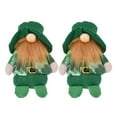 thumbnail image 1 of Muñeco de gnomos, bonito sombrero verde hecho a mano, decoración del día de San Patricio sin rostro para habitación, sofá y mesa (muñeca de hombre), 2 uds., 1 of 14