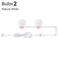 thumbnail image 1 of LED Makeup Mirror Light for Dressing Table Stepless Dimmable Wall Lamp USB Buttom 6 10 14Bulbs Lights ,Widely Use, 1 of 7