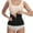 Black, variant on Yuwull Women Waist Trainer Corset Zipper Hook Shapewear Double Control Body Shaper Tummy Waist Cincher