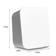 thumbnail image 2 of Storage Box Square Adhesive: Dustproof Bathroom Container Makeup Cotton Holder, 2 of 9
