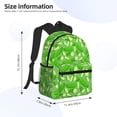 thumbnail image 4 of Lsque Green Cucumber Classic Casual Backpack - Large Capacity Water-Resistant Backpack for School, Work, Travel, and Outdoor Activities, 4 of 8