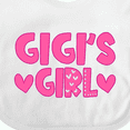 thumbnail image 4 of Inktastic Gigi's Girl Granddaughter Girls Baby Bib, 4 of 4