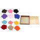 thumbnail image 3 of Caja de tela Montessori para cognición de color, clasificación de textura preescolar, juguetes táctiles sensoriales, caja texturizada sensorial para, 3 of 9