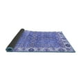 thumbnail image 2 of Ahgly Company Indoor Round Oriental Blue Traditional Area Rugs, 4' Round, 2 of 4