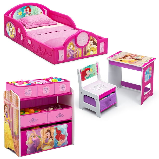 Disney Princess 4Piece RoominaBox Bedroom Set by Delta Children