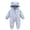 Blue, variant on NIEWTR Baby Girls Boy Snowsuit Baby Snowsuit Bear Ear Winter Clothes Infant Puffer Jacket Newborn One-Piece Coat with Hooded