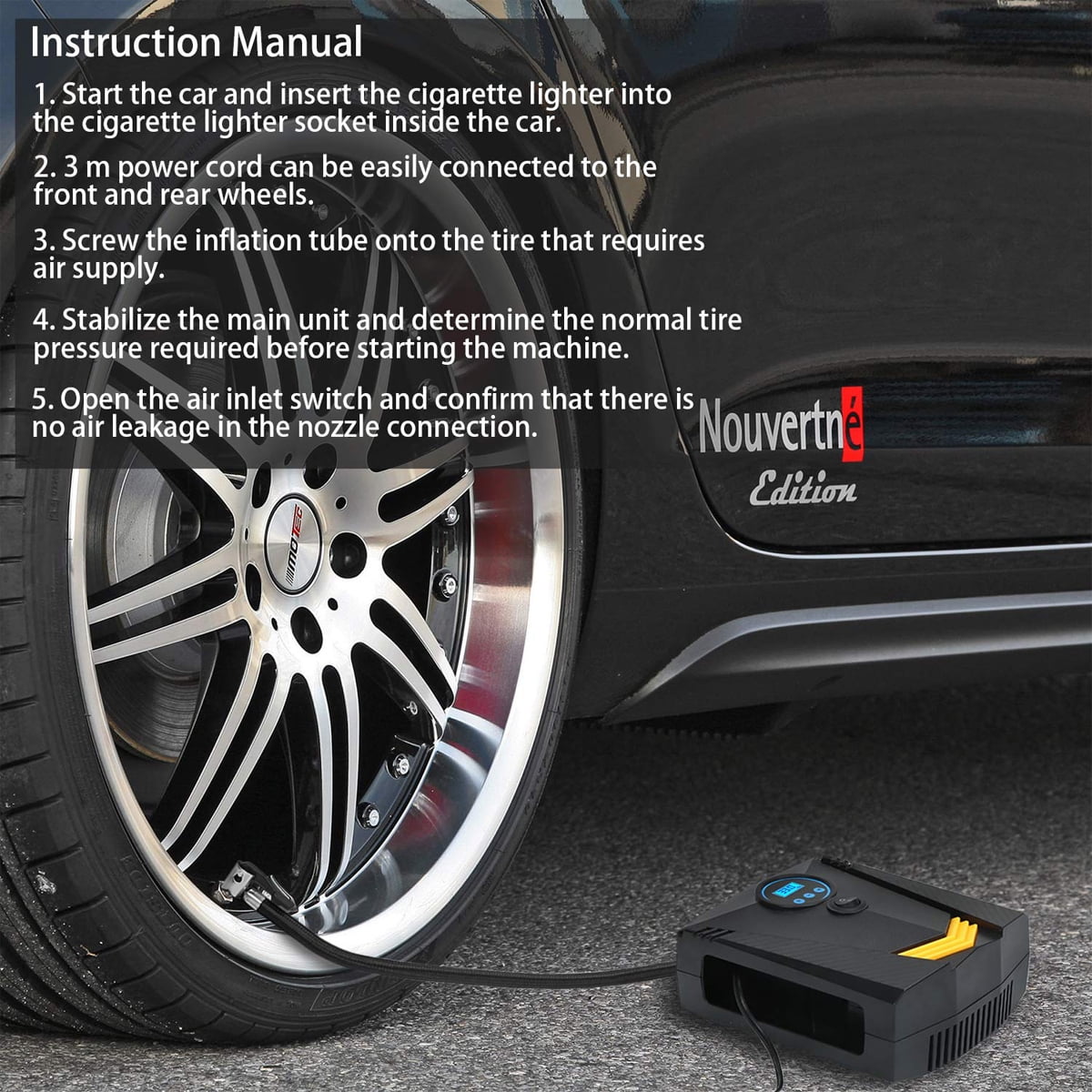 electric car tire inflator